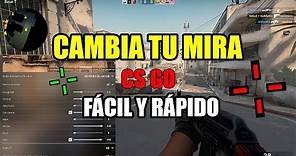 COMO cambiar la MIRA de CS: GO ✔️ 2021 (sin entrar a ningún mapa) | MIRA ESTÁTICA 🔥