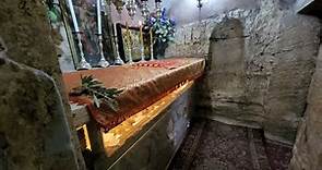 The tombs of the Blessed Virgin Mary and St. Joseph in Jerusalem (Kidron Valley next to Gethsemane)