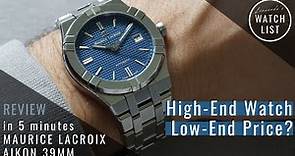 Review in 5 Minutes: Maurice Lacroix Aikon 39mm