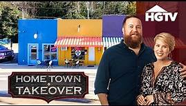 ENTIRE Downtown Revitalized in 4 Months!! | Hometown Takeover | HGTV