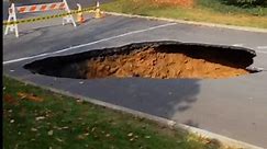Large sinkhole opens in Lower Macungie Township, Lehigh County