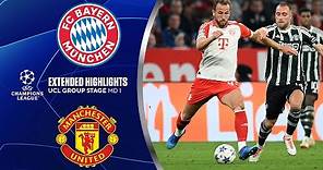 Bayern vs. Manchester United: Extended Highlights | UCL Group Stage MD 1 | CBS Sports Golazo