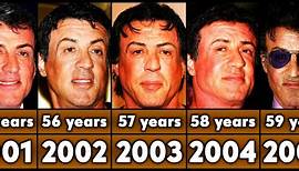 Sylvester Stallone from 1976 to 2023