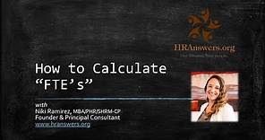 How to Calculate Full Time Equivalents (FTE's) in Your Business