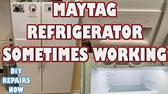 How to Fix #Maytag #Refrigerator Not Cooling/Freezing Enough or Intermittently | Model MSD2542VEW00