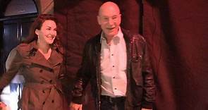 Sir Patrick Stewart spends quality time with wife (archive)