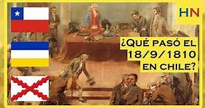 ¿Qué pasó el 18 de septiembre de 1810 en Chile? Primera Junta de Gobierno - Historia Nostrum
