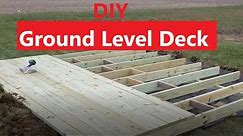 How To | | Deck Build | | Ground Level Deck | | DYI Home Deck | | Deck Building Tips| | RV Deck