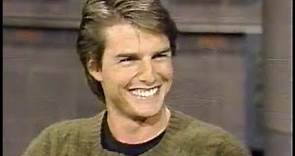 Tom Cruise's 1st Appearance on Letterman, August 10, 1988