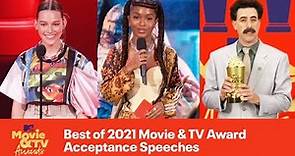 Best of 2021 Movie & TV Award Acceptance Speeches | MTV