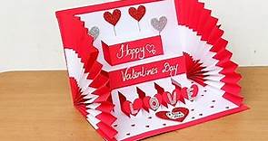 Valentines day Card 2023/Handmade Greeting Card/How to make Valentine's day card