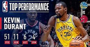 Kevin Durant Drops A SCORCHING 51 Points In Toronto | November 29, 2018