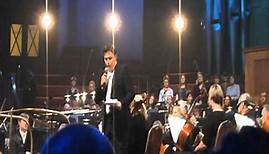 Robin Gibb Jnr (RJ) introduces world premier performance of the Titanic Requiem