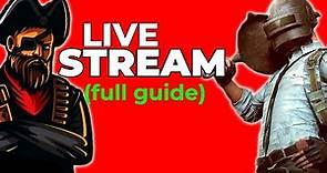 Live Stream Gameplay to YouTube on PC (FREE & Easy) // Stream Gameplay on YouTube Without Lag