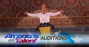 Bello Nock: Circus Performer Thrills From Towering Heights - America's Got Talent 2017