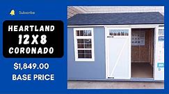 🔨🔨Lowes Heartland 12x8 Coronado Saltbox Shed | $1,849.00 Base Price | She Shed | Man Cave