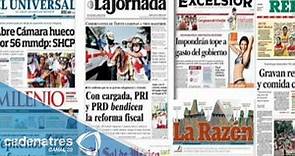 Así amanecieron los periódicos más importantes de México / 11 de marzo