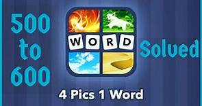 4 Pics 1 Word Answers 500-600