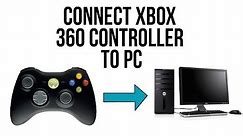 Connect Xbox 360 Controller to PC (Wireless/Wired)- Windows XP/Vista/7/8