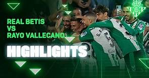 Resumen del partido Real Betis-Rayo Vallecano (3-1) | HIGHLIGHTS | Real BETIS Balompié
