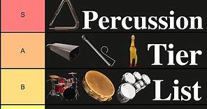 Ranking Every Percussion Instrument (HARDEST to EASIEST)