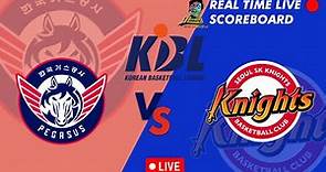LIVE🔴Daegu KOGAS Pegasus VS Seoul SK Knights KBL Korean Basketball League | KBL Live 10-29-2023