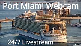 LIVE Port Miami Webcam with VHF Marine Radio Feed from PTZtv