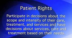 Patient Rights & Responsibilities