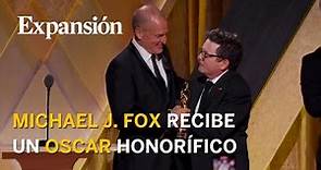 Michael J. Fox recibe un Oscar honorífico por su lucha contra el Párkinson