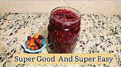 Blackberry jam Recipe / Organic Homemade Blackberries Jam Recipe /How to make Jam / blackberry sauce