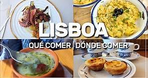 🍽️ qué y dónde comer en LISBOA 🇵🇹 #205