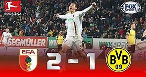 Augsburgo - Borussia Dortmund [2-1] | GOLES | Jornada 24 | Bundesliga