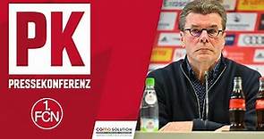 Die PK mit Dieter Hecking & Dr. Thomas Grethlein im Re-Live | 1. FC Nürnberg