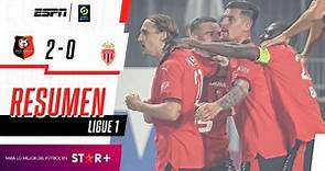 Rennes triunfó ante Mónaco y lo igualó en la tabla de posiciones - ESPN Video