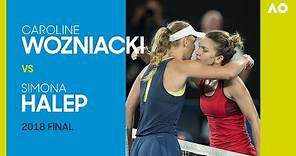 Caroline Wozniacki vs Simona Halep Full Match | Australian Open 2018 Final