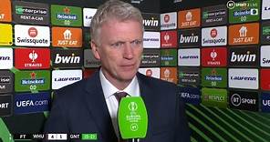 A proud David Moyes can't praise his West Ham side enough for crushing win over Gent in Europe!