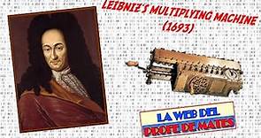 Leibniz's multiplying machine - máquina de multiplicar de Leibniz -Leibniz Multiplikationsmaschine