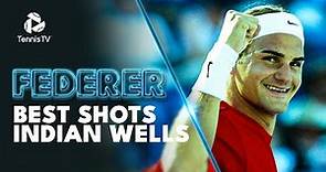 Roger Federer: Most Unbelievable Shots At Indian Wells! 🤩