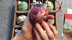 Easy decoupage bauble tutorial using serviettes or napkins - Christmas Xmas advent craft how to