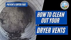 How to clean out your dryer vents and ducting
