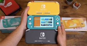 Nintendo Switch Lite Unboxing: All Colors!