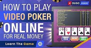 Video Poker Online: How To Play and WIN