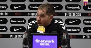 La rajada del entrenador del Sabadell: "Es Finetwork el patrocinador de la RFEF, el Eldense líder...