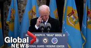 Joe Biden gets emotional remembering late son Beau on eve of inauguration