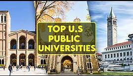 Top 25 Best Public Universities in USA