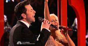 Christina Aguilera & Chris Mann - The Prayer . Live on The Voice