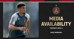 Miles Robinson speaks to the media ahead of Atlanta United's visit to New York City FC