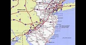 mapa de Nueva Jersey