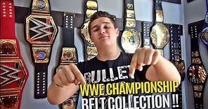 WWE Championship Title Belt Collection | Building My Wall of Fame!