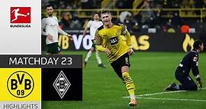 Borussia Dortmund - Borussia M'gladbach 6-0 | Highlights | Matchday 23 – Bundesliga 2021/22
